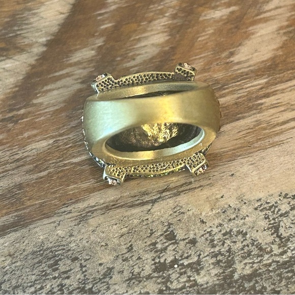 Heidi Daus Vintage Olive & Amethyst Crystal Ring - Picture 5 of 9